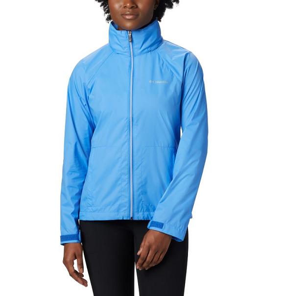 Columbia Switchback III Rain Jacket Blue For Women's NZ92350 New Zealand